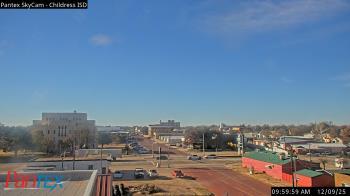 Weather camera view of Childress ISD.