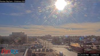 Weather camera view of Childress ISD.