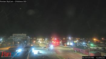 Weather camera view of Childress ISD.