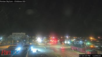 Weather camera view of Childress ISD.
