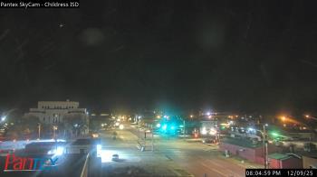 Weather camera view of Childress ISD.