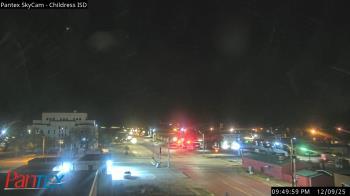 Weather camera view of Childress ISD.