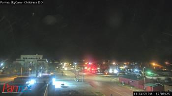 Weather camera view of Childress ISD.