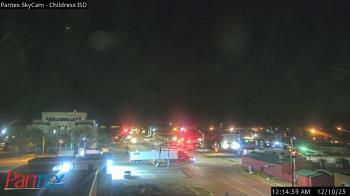 Weather camera view of Childress ISD.