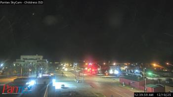 Weather camera view of Childress ISD.