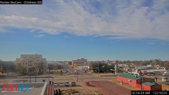 Weather camera view of Childress ISD.