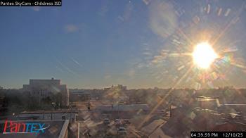 Weather camera view of Childress ISD.
