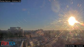 Weather camera view of Childress ISD.