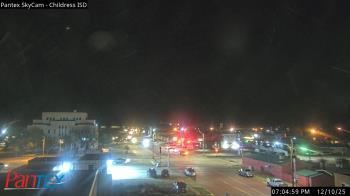 Weather camera view of Childress ISD.