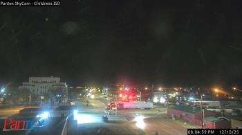 Weather camera view of Childress ISD.