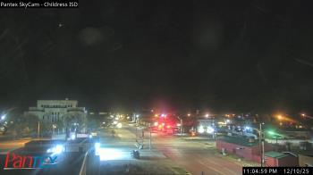 Weather camera view of Childress ISD.