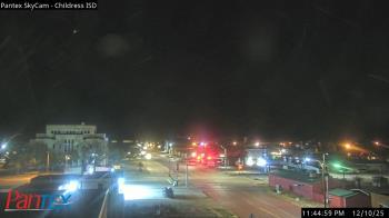 Weather camera view of Childress ISD.