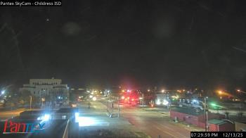 Weather camera view of Childress ISD.