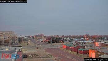 Weather camera view of Childress ISD.