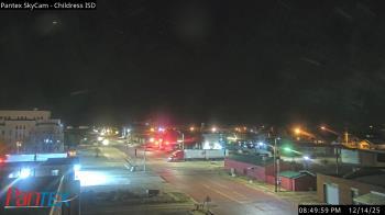 Weather camera view of Childress ISD.