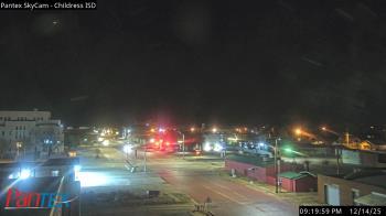 Weather camera view of Childress ISD.