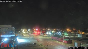 Weather camera view of Childress ISD.