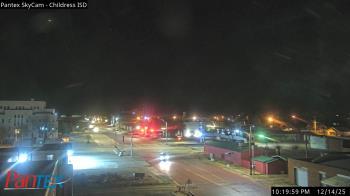 Weather camera view of Childress ISD.