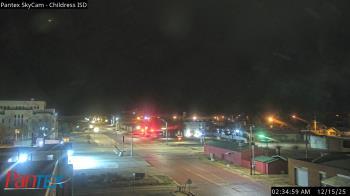 Weather camera view of Childress ISD.