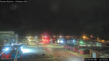 Weather camera view of Childress ISD.