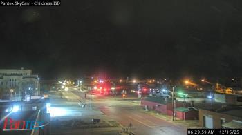 Weather camera view of Childress ISD.