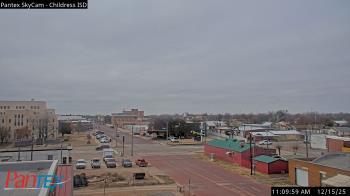 Weather camera view of Childress ISD.