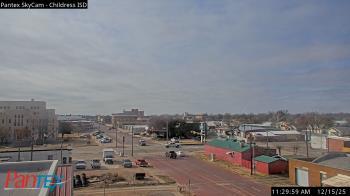 Weather camera view of Childress ISD.