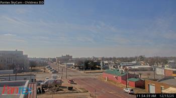 Weather camera view of Childress ISD.