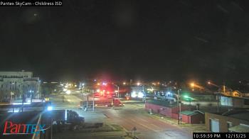 Weather camera view of Childress ISD.