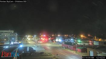 Weather camera view of Childress ISD.