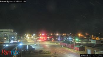 Weather camera view of Childress ISD.