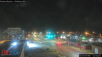 Weather camera view of Childress ISD.
