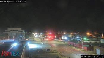 Weather camera view of Childress ISD.