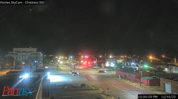 Weather camera view of Childress ISD.