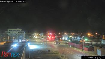 Weather camera view of Childress ISD.