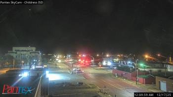 Weather camera view of Childress ISD.