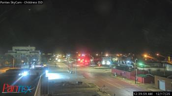Weather camera view of Childress ISD.