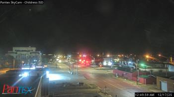 Weather camera view of Childress ISD.