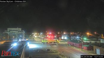 Weather camera view of Childress ISD.