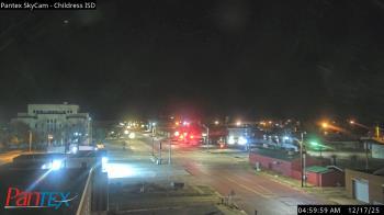 Weather camera view of Childress ISD.