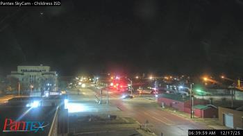 Weather camera view of Childress ISD.