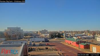 Weather camera view of Childress ISD.