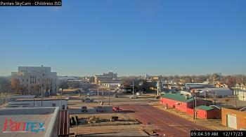Weather camera view of Childress ISD.