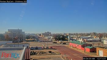 Weather camera view of Childress ISD.