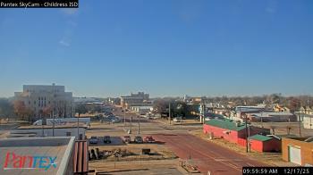 Weather camera view of Childress ISD.