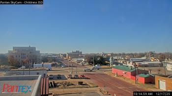 Weather camera view of Childress ISD.