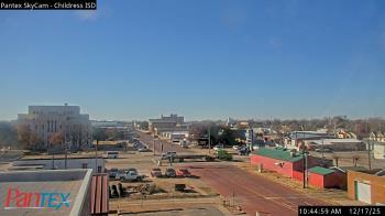 Weather camera view of Childress ISD.