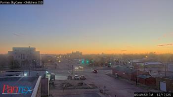 Weather camera view of Childress ISD.