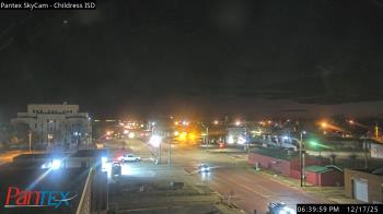 Weather camera view of Childress ISD.