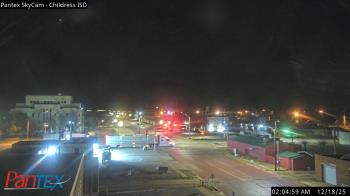 Weather camera view of Childress ISD.